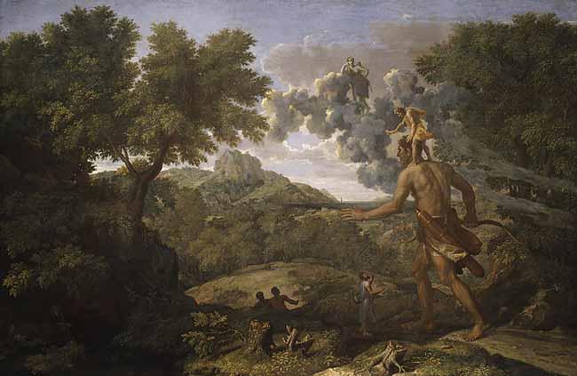Nicolas Poussin Paysage avec Orion aveugle cherchant le soleil oil painting image